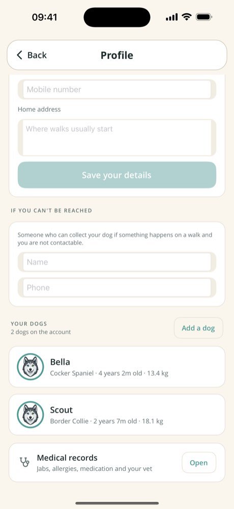 Dog Walker, first aid