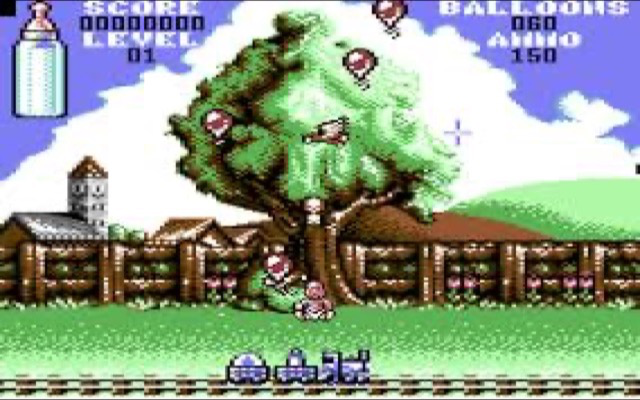 Baby Blues on the Commodore 64, screenshot 1